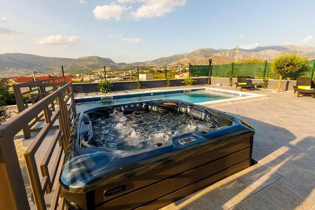 Luxury Villa Stocia Split With Swimming Pool, Sauna And Jacuzzi In A Peaceful Location In Split 0*,  Chorvatsko